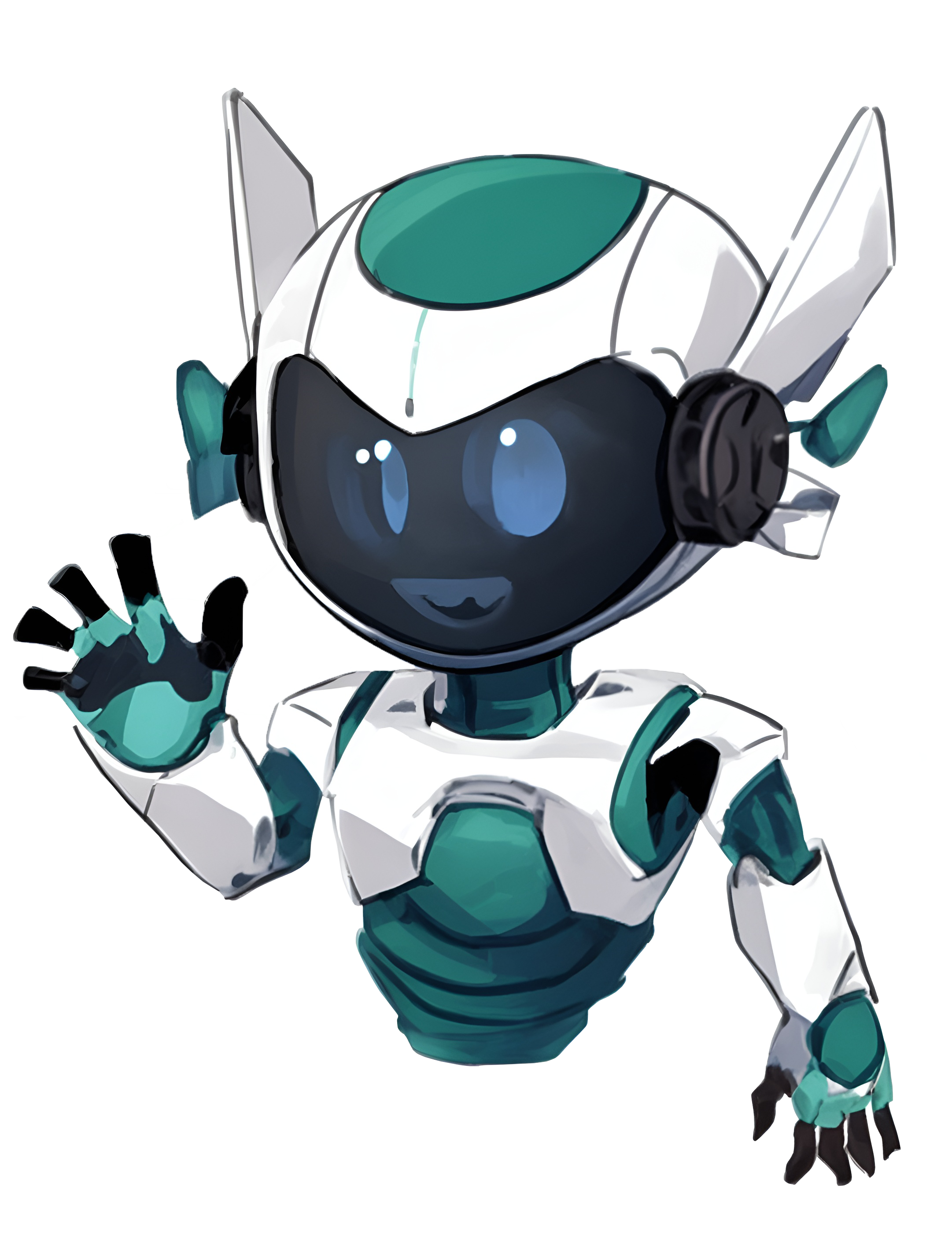 Ilustração de um robô